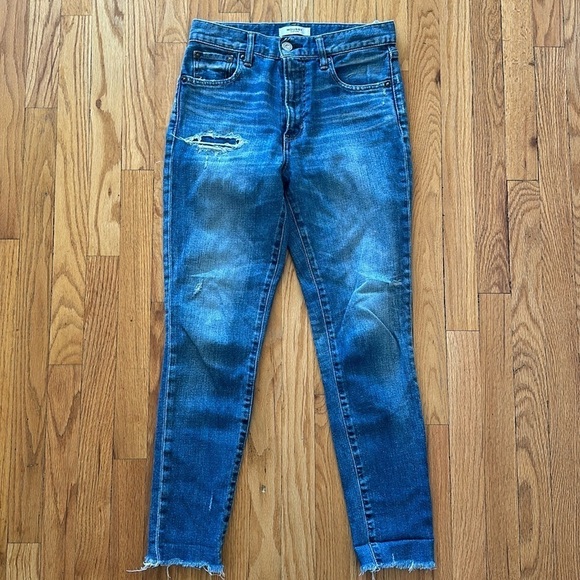 Moussy Vintage 27 jeans distressed ankle style 11” inseam 28” great condition - Picture 1 of 6